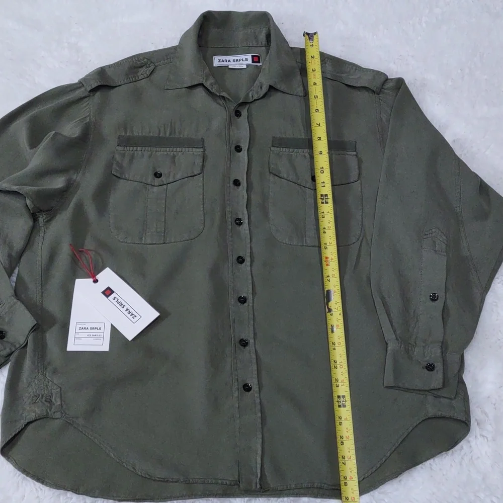 ZARA SRPLS LONG SLEEVE SHIRT. - Picture 12 of 17